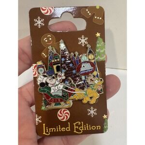 Disney Limited Edition Contemporary Resort 2012 Christmas Mickey Mouse Pin